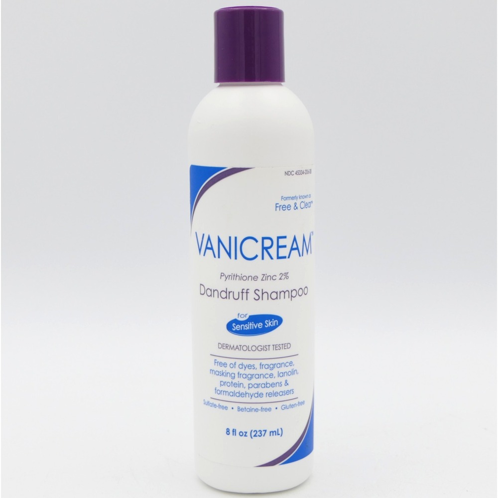Vanicream Dandruff Shampoo For Sensitive Skin 8 fl oz 10/26 Dye & Fragrance Free